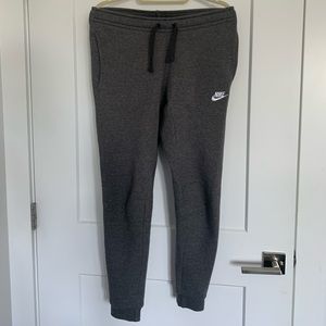 Grey Nike men’s joggers.